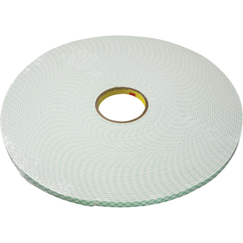 Double-Coated Urethane Foam Tape, 16.5 m (54') L x 25.4 mm (1") W, 25 mils, Urethane M & M Nord Ouest Inc