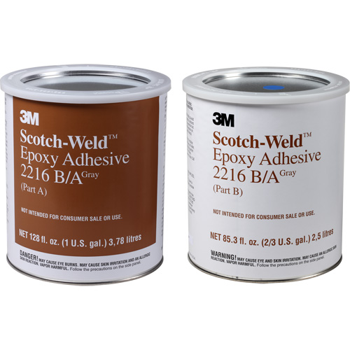 Scotch-Weld Adhesive, 1 gal., Pail, Two-Part, Grey M & M Nord Ouest Inc