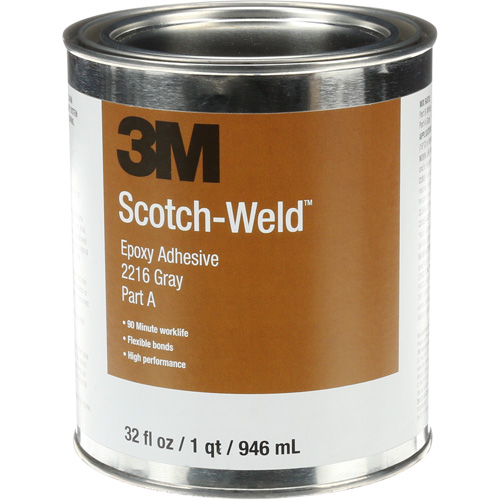 Scotch-Weld Adhesive, 32 fl. oz., Kit, Two-Part, Grey M & M Nord Ouest Inc