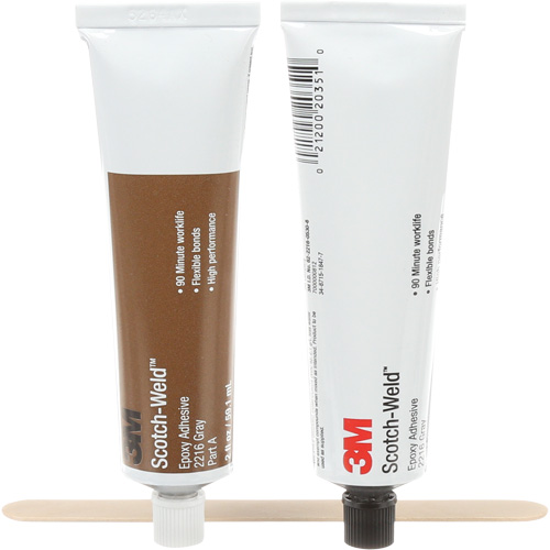 Scotch-Weld Adhesive, 2 fl. oz., Kit, Two-Part, Grey M & M Nord Ouest Inc
