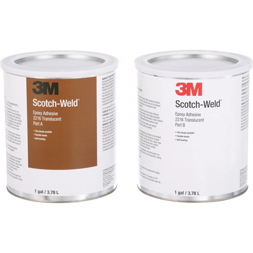 Scotch-Weld Adhesive, 1 gal., Pail, Two-Part, Translucent M & M Nord Ouest Inc