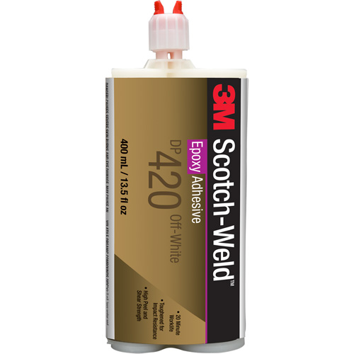 Scotch-Weld Adhesive, 400 ml, Cartridge, Two-Part, Off-White M & M Nord Ouest Inc