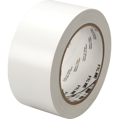 Ruban en vinyle pour travaux g&eacute;n&eacute;raux 764, 25,4 mm (1") la x 32,9 m (108') lo, 5 mils, Blanc M & M Nord Ouest Inc