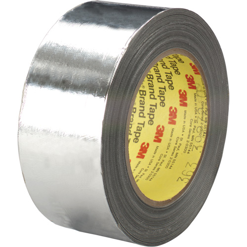 High-Temperature Aluminum Foil/Glass Cloth Tape, 7.3 mils Thick, 25.4 mm (1") x 33 m (108') M & M Nord Ouest Inc