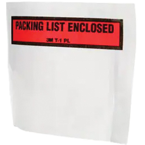 Packing List Envelope, 5-1/2" L x 4-1/2" W, Endloading Style M & M Nord Ouest Inc