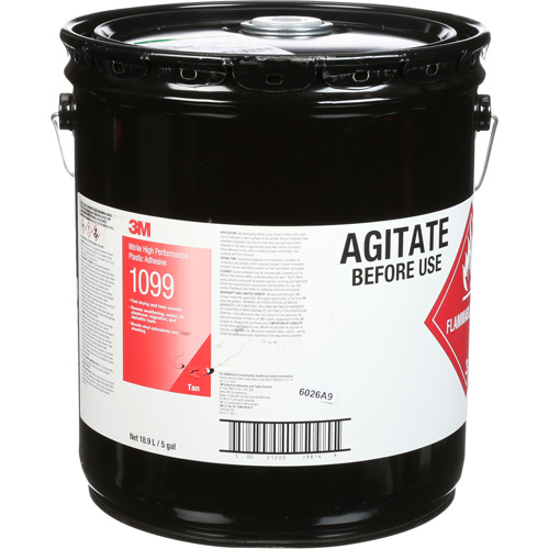 Adh&eacute;sif haute performance &agrave; base de nitrile Scotch-Weld, 5 gal., Seau, Jaune M & M Nord Ouest Inc