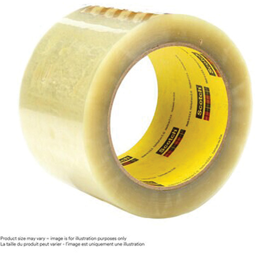 Scotch&reg; Box Sealing Tape 355, Hot Melt Adhesive, 3.15 mils, 36 mm (1-1/2") x 50 m (164') M & M Nord Ouest Inc
