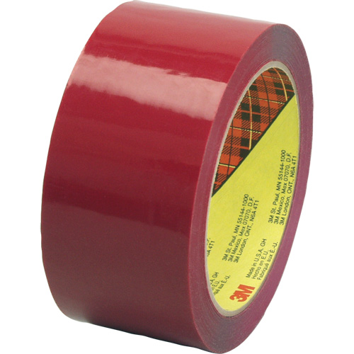 Scotch&reg; Box Sealing Tape 371, Hot Melt Adhesive, 1.9 mils, 48 mm (2") x 100 m (328') M & M Nord Ouest Inc