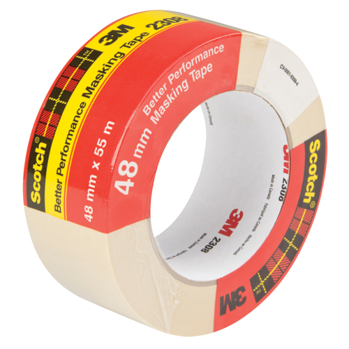 Ruban-cache 2308, 48 mm (2") x 55 m (180'), Havane M & M Nord Ouest Inc