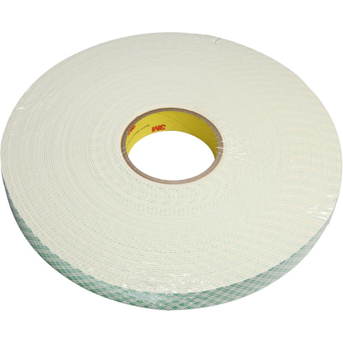 Foam Tape, 33 m (108') L x 25.4 mm (1") W, 1.5 mils, Urethane M & M Nord Ouest Inc