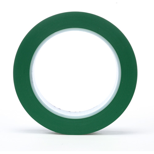 Ruban en vinyle 471, 25,4 mm (1") la x 32,9 m (108') lo, 5,2 mils, Vert M & M Nord Ouest Inc