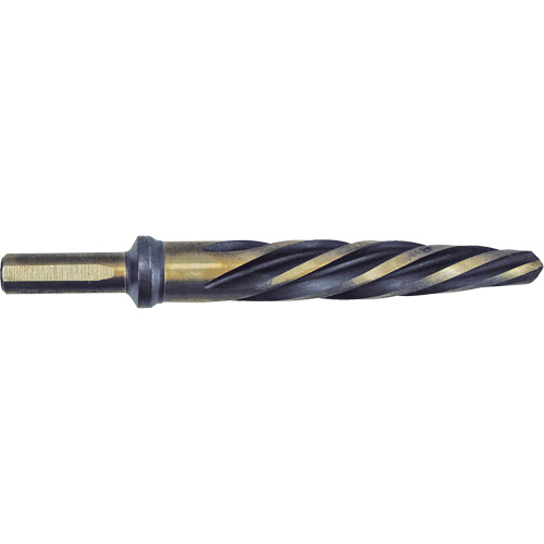Jet-Kut&reg; Black & Gold Premium Car Reamer, 3/4", Spiral Flute, High Speed Steel, 3-Flat Shank M & M Nord Ouest Inc