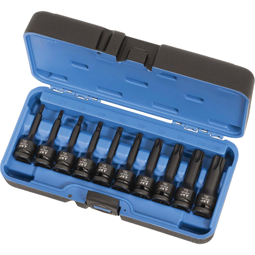 PTB-1210 1/2" Drive Torx&reg; Bit Impact Socket Set, Torx&reg;, 1/2" Drive, 10 Pcs M & M Nord Ouest Inc