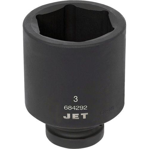 Socket, Impact, 3", 1" Drive, 6 Points, Deep M & M Nord Ouest Inc