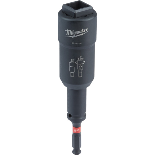 Douille utilitaire de distribution 3 en 1 pour monteur de ligne Shockwave, &agrave; cliquer, Entraînement 1/2" carr&eacute; M & M Nord Ouest Inc