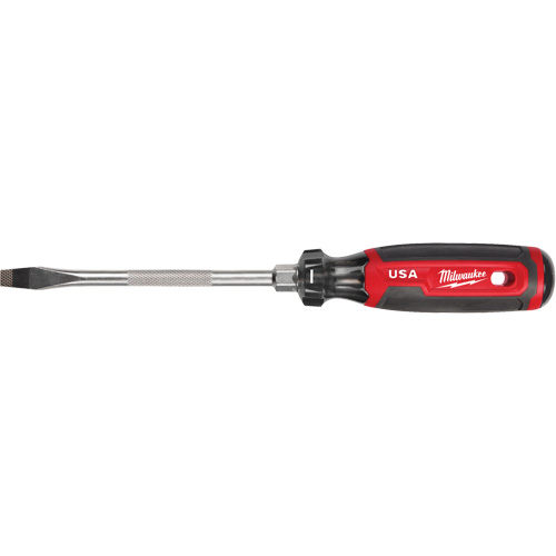 Tournevis &agrave; fente, Tige de 5/16", Ronde, 279 mm lo, Prise en Coussin&eacute;e M & M Nord Ouest Inc