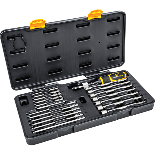 Jeu de tournevis dynamom&eacute;triques 1/4" 20 mcx, Gamme de couple 10 - 50 lb-po, 16" Longueur M & M Nord Ouest Inc