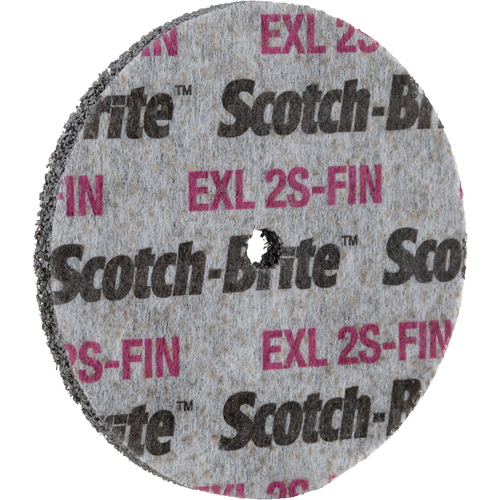 Scotch-Brite EXL Unitized Wheel, 3" x 1/2", 1/4" Arbor M & M Nord Ouest Inc
