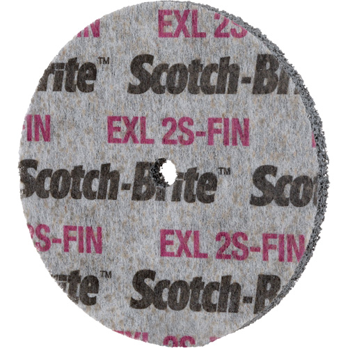 Scotch-Brite EXL Unitized Wheel, 3" x 1/2", 1/4" Arbor M & M Nord Ouest Inc