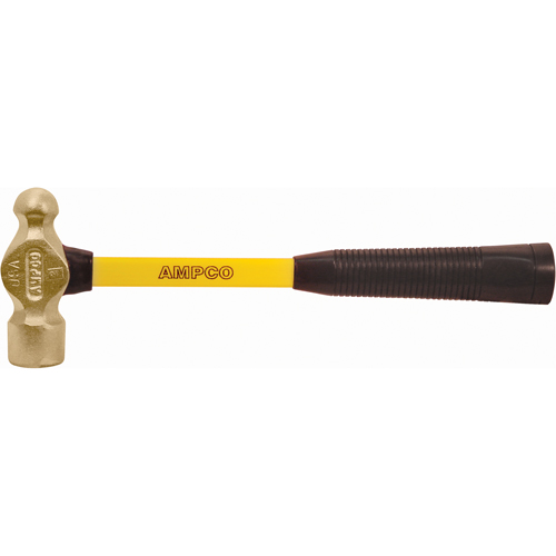 Ball Pein Hammer, 1 lbs. Head Weight, 14" L M & M Nord Ouest Inc