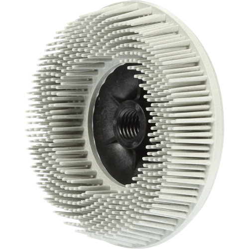 Disques radiaux bristle pour meuleuses angulaires Scotch-Brite, C&eacute;ramique, Grain 120, 4-1/2" dia. M & M Nord Ouest Inc