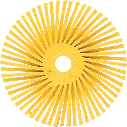 Scotch-Brite Radial Bristle Discs, Ceramic, 80 Grit, 3" Dia. M & M Nord Ouest Inc