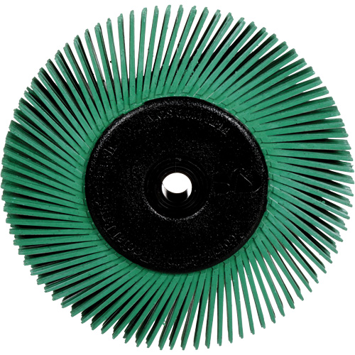 Brosses radiales bristle pour meuleuses d'&eacute;tabli, Grain 50X, 6" dia. M & M Nord Ouest Inc
