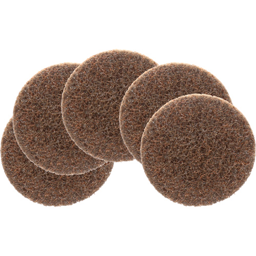 Disque de conditionnement de surface Roloc Scotch-Brite, 2" dia., Grain Cors&eacute;, Oxyde d'aluminium M & M Nord Ouest Inc