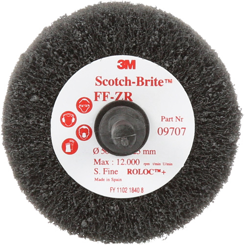 Scotch-Brite Cut & Polish Flap Brush, Aluminum Oxide, Fine Grit, 2" x 1" x 1/4" M & M Nord Ouest Inc