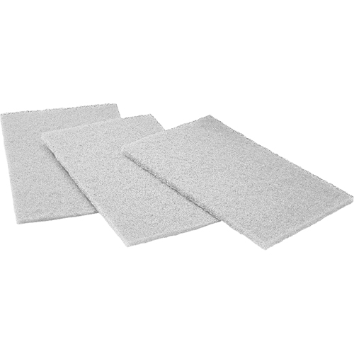 Tampons de nettoyage manuel Scotch-Brite No 7445, C&eacute;ramique, 6" x 9", Grain Nettoyage M & M Nord Ouest Inc