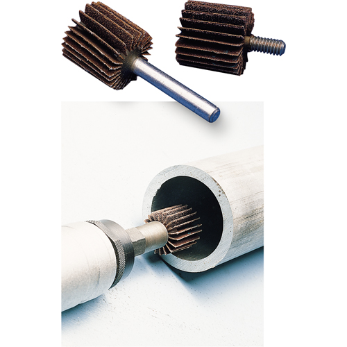 General Purpose Flap Wheel, Aluminum Oxide, 60 Grit, 2" x 1" x 1/4" M & M Nord Ouest Inc