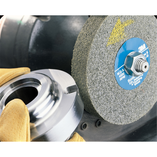 Scotch-Brite EXL Deburring Wheels, 6" x 1/2", 1" Arbor, Aluminum Oxide M & M Nord Ouest Inc