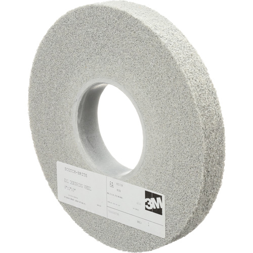 Scotch-Brite EXL Deburring Wheels, 8" x 1", 3" Arbor, Aluminum Oxide M & M Nord Ouest Inc