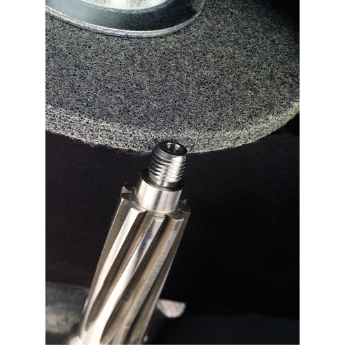 Scotch-Brite EXL Unitized Deburring Wheels, 1" x 1", 3/16" Arbor, 2A Grit, Aluminum Oxide M & M Nord Ouest Inc