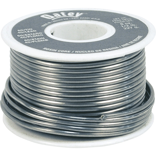 60/40 Solder, Lead-Based, 60% Tin 40% Lead, Rosin Core, 0.063" Dia. M & M Nord Ouest Inc