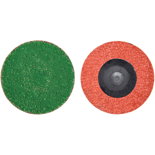 Disque de toile &agrave; changement rapide Zirc Plus, 2" dia., Grain 40, Alumine de zirconium M & M Nord Ouest Inc