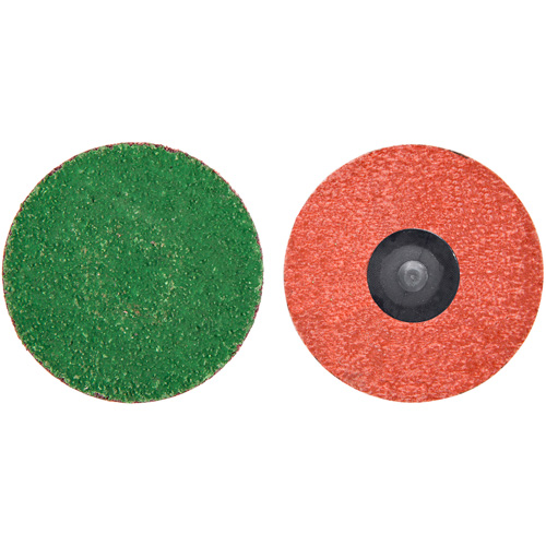 Disque de toile &agrave; changement rapide Zirc Plus, 3" dia., Grain 120, Alumine de zirconium M & M Nord Ouest Inc