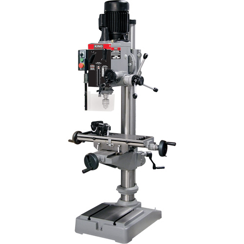Gearhead Milling Drilling Machine, 6 Speeds, 1-1/4" Drilling Capacity M & M Nord Ouest Inc