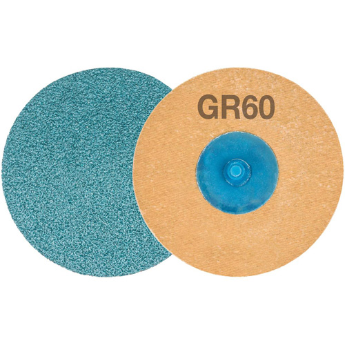 Disque de ponçage TWIST TOPCUT, 3" dia., Grain 60, Zirconium M & M Nord Ouest Inc