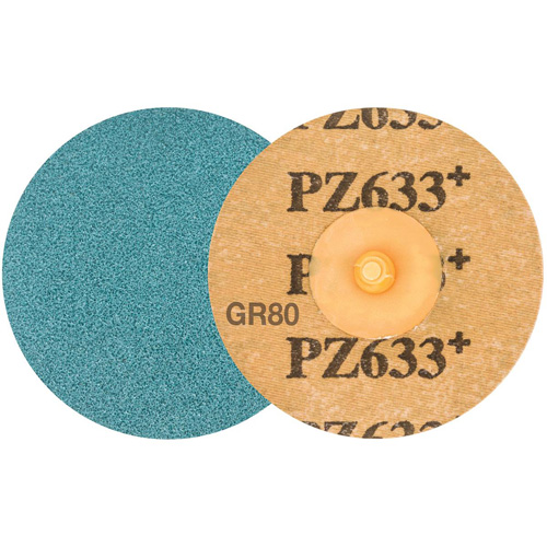 Disque de ponçage TWIST TOPCUT, 3" dia., Grain 80, Zirconium M & M Nord Ouest Inc