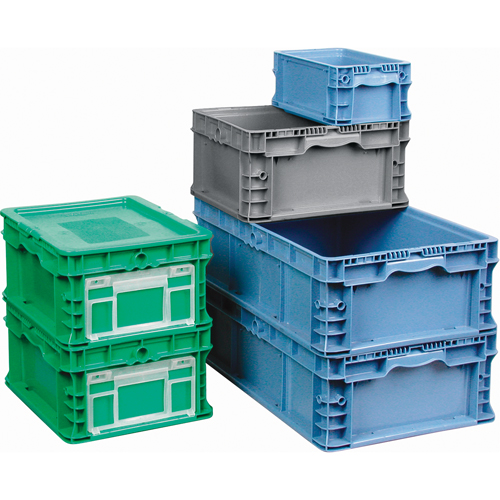 Syst&egrave;me de contenants d'exp&eacute;dition 4845 de Stakpak Plus - Porte-&eacute;tiquettes M & M Nord Ouest Inc