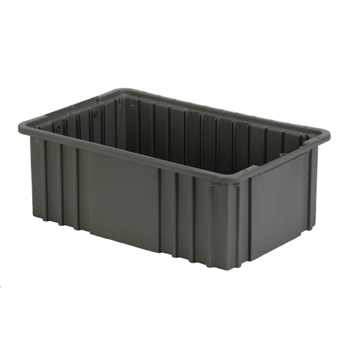 Divider Box, Polyethylene, 15.5" W x 9.9" D x 6" H, Grey M & M Nord Ouest Inc