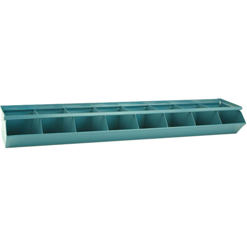 Sectional Bin Units, 100 lbs. Cap., 37" W x 8" D x 4-1/2" H, Blue M & M Nord Ouest Inc