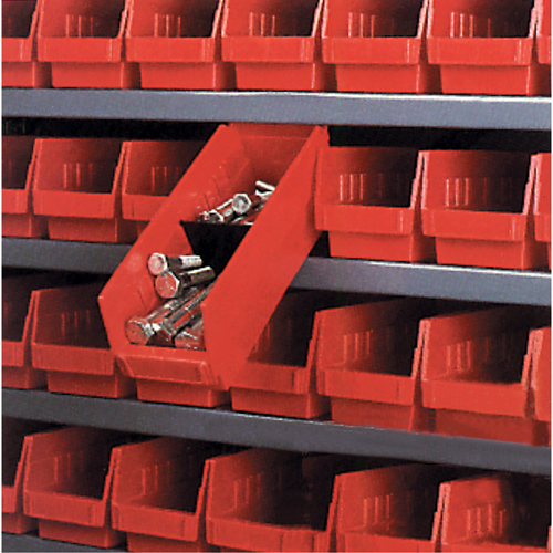Bacs de rangement pour tablettes, 11-1/8" la x 4" H x 11-5/8" p, Jaune, Capacit&eacute; 30 lb M & M Nord Ouest Inc