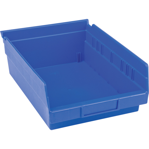 Bacs pour tablette en plastique, 8-3/8" la x 4" H x 11-5/8" p, Bleu, Capacit&eacute; 15 lb M & M Nord Ouest Inc