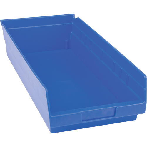 Bacs pour tablette en plastique, 8-3/8" la x 4" H x 17-7/8" p, Bleu, Capacit&eacute; 20 lb M & M Nord Ouest Inc