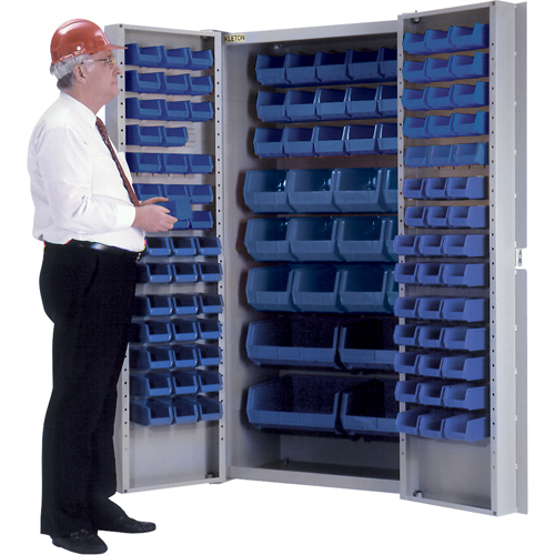 Armoire &agrave; combinaison avec porte creuse, 38" la x 24" p x 72" h, 36 tablettes M & M Nord Ouest Inc