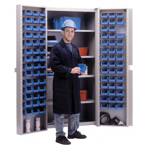 Deep-Door Combination Cabinet, 38" W x 24" D x 72" H, 4 Shelves M & M Nord Ouest Inc