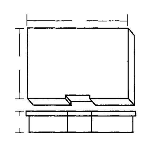 Boîte &agrave; compartiments, Plastique, 15-1/2" la x 11-3/4" p, 2-1/2" h, Gris M & M Nord Ouest Inc