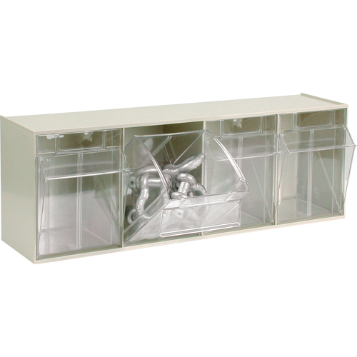 Syst&egrave;me de casiers modulaires Tip-Out, 23-5/8" la x 6-5/8" p x 8-1/8" h, 4 tiroirs M & M Nord Ouest Inc